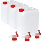 H&ouml;fer Chemie GmbH Kanister 3x 10 L Kunststoff Kanister Set f&uuml;r Camping & Freizeit