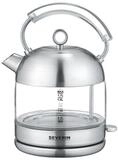 Severin Wasserkocher WK 3459, 1.7 l, 2400 W, Retro, Glas-Wasserkocher, 1,7 Liter
