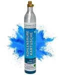 BlueCraft CO₂-Zylinder CO2-Kartusche Soda 425g f&uuml;r bis zu 60 Liter Sprudel Wasser,