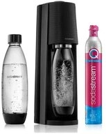 SodaStream Wassersprudler Sprudelwasserbereiter SodaStream Terra Black + 2 Flaschen