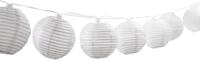 Dehner LED Solarleuchte Solar Lichterkette Lampion, Lichtfarbe warmwei&szlig;, L&auml;nge 220