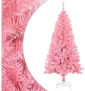 Kunstpflanze, vidaXL, K&uuml;nstlicher Weihnachtsbaum mit St&auml;nder Rosa 150 cm PVC