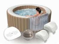 Intex Pools Bubble Massage Therapy Ø196cm mit Kalkschutz + Sitz + Kopfstützen...
