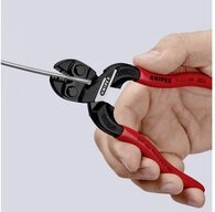 Knipex Bolzenschneider Kompakt-Bolzenschneider mit Schneidaussparung mit...
