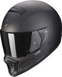 Scorpion Exo Motorradhelm EXO-HX1 Carbon SE Solid Helm, integriertes Sonnenvisier