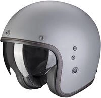 Scorpion Exo Motorradhelm Belfast Evo Solid Jethelm, integriertes Sonnenvisier