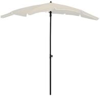vidaXL Sonnenschirm Sonnenschirm mit Mast 200x130 cm Sandfarbe