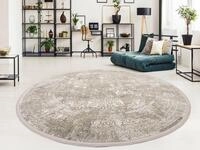 OCI DIE TEPPICHMARKE Teppich BESTELLER CAVA, rund, H&ouml;he: 8 mm, Glanz Viskose,...