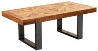 Wohnling Couchtisch WL5.950 Mango 105 x 55cm Tisch Massivholz Wohnzimmertisch