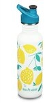 Klean Kanteen Trinkflasche 800ml Kanteen&reg;Classic (Sport Cap) Lemon Zitronen wei&szlig;