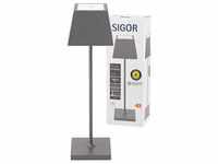 Sigor Nuindie Square LED 37cm anthrazit