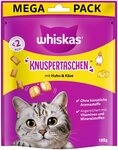 Whiskas WHISKAS&reg; KNUSPERTASCHEN&trade; Beutel mit Huhn und K&auml;se 180g, f&uuml;r: Katze