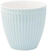 Greengate Becher Alice Latte Cup pale blue 0,25 l, Steingut