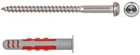 Fischer D&uuml;bel-Set Fischer 557727 DuoSeal D&uuml;bel 38 mm 6 mm 50 St.