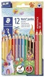STAEDTLER Buntstift NC12P1 Farbstifte Bonuspack Noris Club&reg; jumbo 4 mm dreikant
