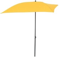 Siena Garden Sonnenschirm City Balkonschirm anthrazit / gelborange, 160cmx100cm
