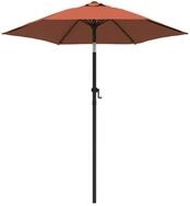 vidaXL Sonnenschirm Sonnenschirm Terrakotta 200 x 224 cm Aluminium