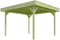 weka Holzpavillon Gartenlaube 657 Gr.2, Schutz vor Regen, Wind und Sonne
