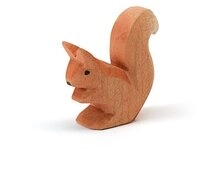 Ostheimer Spielfigur Eichh&ouml;rnchen sitzend Holztier Spieltier, (Set, 1-tlg., 1), Made