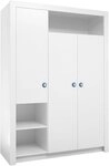 Begabino Dreht&uuml;renschrank Paula Kinderzimmerschrank Kleiderschrank 3-trg....