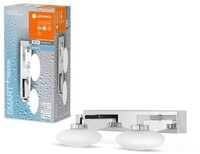 Ledvance Wandleuchte glass, 12W, dualwei&szlig;, 1000lm, IP44, F, L340mm,...
