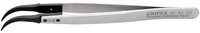 Knipex Pinzette Pinzette mit Wechselspitzen ESD Glatt 130 mm 92 81 03