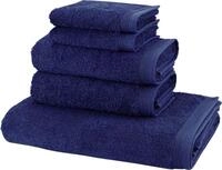 M&ouml;ve Handtuch Set Basic, Walkfrottier (Set, 5-St), 5tlg.-Set: 2xG&auml;ste- 2xHand- und