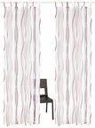 OTTO home Gardine DIMONA (2 St), Schlaufen, transparent, Voile, 2-er Set, Voile,
