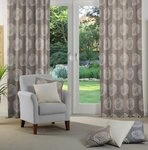 Wirth Vorhang Kingston (1 St), Kr&auml;uselband, blickdicht, Jacquard