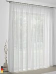 Wirth Vorhang Sunday (1 St), Kr&auml;uselband, halbtransparent, Jacquard, nach Ma&szlig;