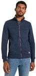 TOM TAILOR Sweatjacke mit halsw&auml;rmendem Stehkragen