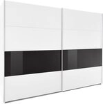 Wimex Schwebet&uuml;renschrank Bramfeld Kleiderschrank mit Glaselementen und