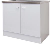 Flex-Well Sp&uuml;lenschrank Sellin (2-St) (B x H x T) 100 x 85 x 50 cm, mit viel