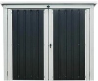 HOME DELUXE M&uuml;lltonnenbox 2 x 240L BASURA, abschlie&szlig;bare T&uuml;ren I Gartenbox,