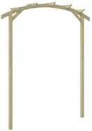 vidaXL Pergola Garten-Pergola Kiefernholz Impr&auml;gniert 180x210x40 cm, BxTxH: