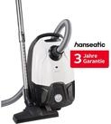 Hanseatic Bodenstaubsauger Carbon Optik, Platzsparend verstaubar, Unter 75dB, 800 W,