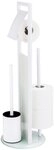 WENKO WC-Garnitur Ravina, Stand WC-Garnitur, Toilettenpapierhalter, Rollenhalter &