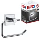 tesa Toilettenpapierhalter EKKRO Toilettenrollenhalter ohne Bohren - 11 cm : 13,3 cm
