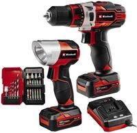 Einhell Akku-Bohrschrauber TE-CD 12/1 Li +22+CL (2x2.0Ah), max. 1400 U/min,...