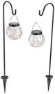 esotec LED Solarleuchte Dekorative Solar H&auml;ngeleuchten "Smart Globe", 2er Set