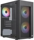 Aerocool PC-Geh&auml;use Hexform G-BK-V2 (schwarz, Tempered Glass)
