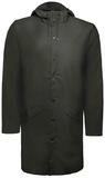 Rains Regenjacke Long Jacket W3 Unisex Erwachsene Regenmantel, Kapuze, Jacket,