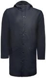 Rains Regenjacke Long Jacket W3 Unisex Erwachsene Regenmantel, Kapuze, Jacket,