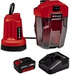 Einhell Klarwasserpumpe GE-SP 18 LL Li, inkl. Akku und Schnellladeger&auml;t