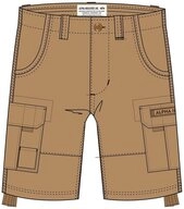 Alpha Industries Jogginghose Freizeithose Jet (Baumwolle) kurz khakibraun Herren