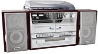 Karcher KA 320 Plattenspieler (Stereoanlage mit CD-Player, Kassettendeck, UKW...