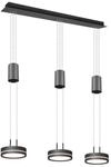 TRIO Leuchten LED Pendelleuchte, Dimmfunktion, LED fest integriert, warmwei&szlig;,