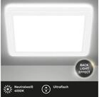 Briloner Leuchten Deckenleuchte LED Deckenlampe Panel Slim Ultraflach Backlight