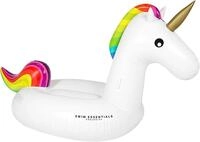 Swim Essentials Luftmatratze Luxury Ride-on Einhorn 142x 137 x 97 cm, Wassermatratze