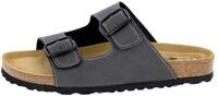 Pantolette LICO "Pantolette Bioline Man Soft", Herren, Gr. 41, grau, Synthetik,